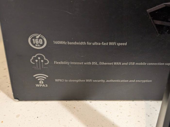 ASUS DSL-AX82U AX5400 Dual Band WiFi 6 Gaming Router DSL Modem Extendable
