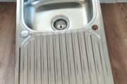 Virtually New Stainless Steel Single Bowl Kitchen Sink with Drainer