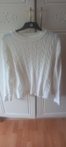 ladies cable knit jumper