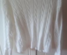 ladies cable knit jumper