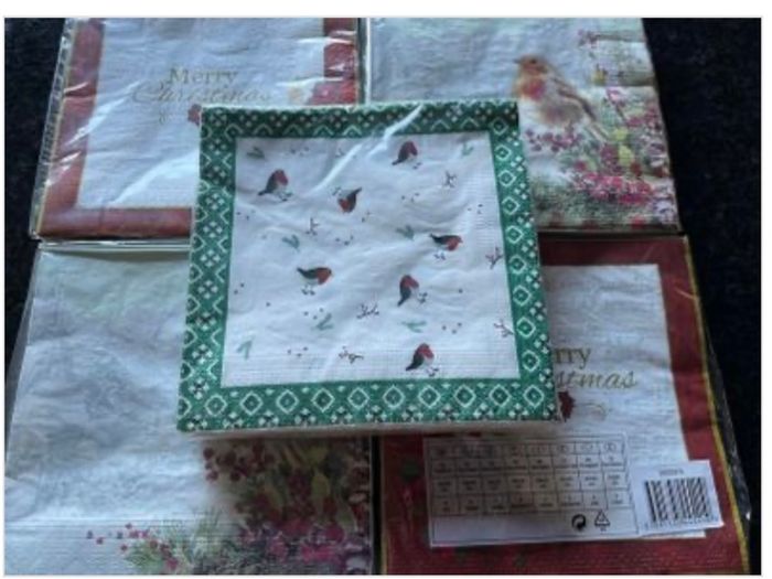 5 Packs Christmas Napkins