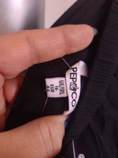BNWT Pep&Co black loose fit summer pants size UK16 EU44 Postage included