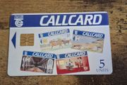 Ireland CallCard "Montage Callcard", used, 1992, 5 Units - free standard postage