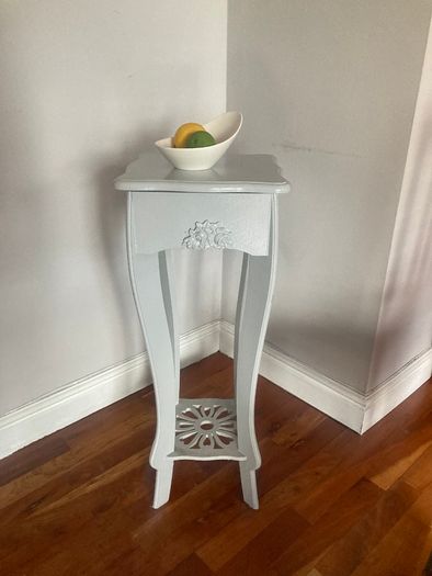 Slim Grey Occasional Table