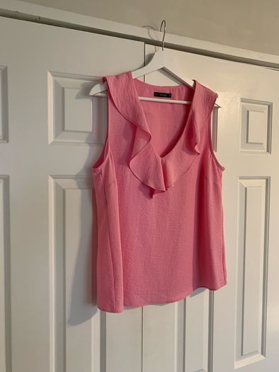 Dunnes Stores Pink Ruffle Top