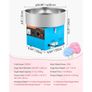 Cotton Candy Machine Commercial, 1000W Electric Candy Floss Maker, Easy Use with 38cm Stainless Steel Bowl and Sugar Scoop, Makes Hard Candy for Home Kids Birthday, Family Party, Blue Image 2