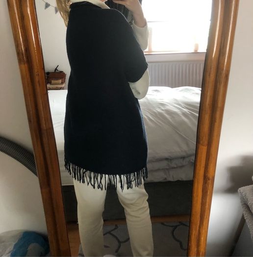 Navy shawl