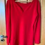 Women's Soft Lamb-Wool Red Jumper by M&S | UK 12 Image 5