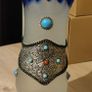 Blue Glass Vase Image 2