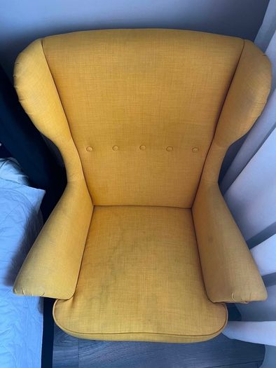 Yellow armchair