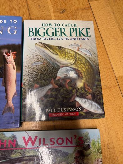 fishing books x 3