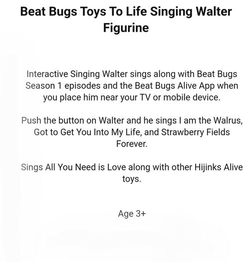 Beat Bug (Singing Walter (1615)  1