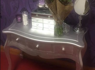 Upstyled hall or bedroom console