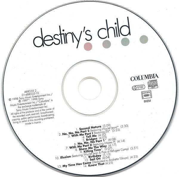 Destiny's Child "Destiny's Child" CD Album