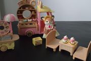 sylvanian families donut cart