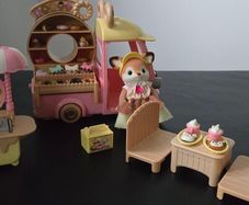 sylvanian families donut cart