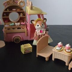sylvanian families donut cart