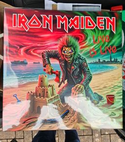 Iron Maiden "Live Is Live" Sealed 3x Vinyl Album