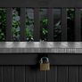 265L Outdoor 60% recycled Garden Furniture Storage Box Graphite & Light Grey | Fade Free | All Weather Resistant | Safe and Secure | Zero Maintenance Image 4
