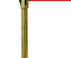 Gold Retractable Barriers to Clear