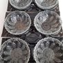 vintage new 6 glass sundae dishes in original box Image 3