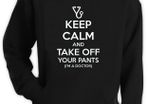 Keep calm im doctor hoodies
