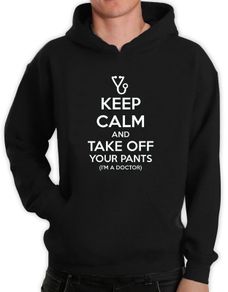 Keep calm im doctor hoodies