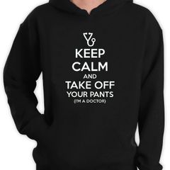 Keep calm im doctor hoodies