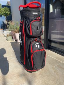 Taylor made pro cart bag Black/red