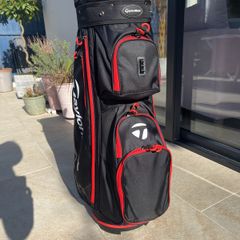 Taylor made pro cart bag Black/red