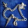 Vintage Sterling Silver 925 Charm Bracelet length 8" - 9,3g Image 7