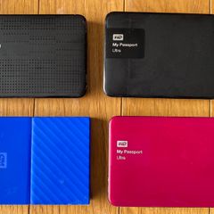 Hard Drives - 1 + 2 TB external - top brand WD
