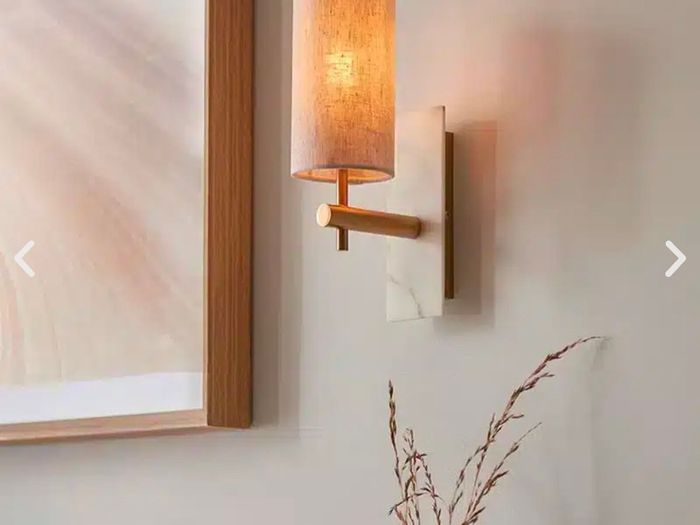 Gold/Brass Wall light BRAND NEW
