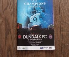 Dundalk v Bate Borisov programme Champions League 2016