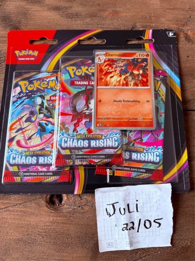 pokemon chaos rising blister pack