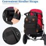 Changing Bag Backpack, Large Nappy Back Pack Multifunction Baby Bags with Portable Changing Mat, Pacifier Holder, and Stroller Straps, for Mom and Dad Image 4