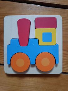 Wooden Puzzles & Toy (6 Items)