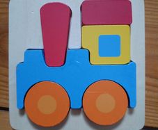 Wooden Puzzles & Toy (6 Items)