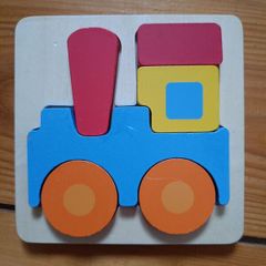 Wooden Puzzles & Toy (6 Items)