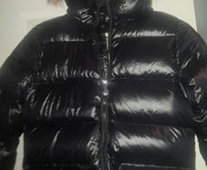Brand New Never Worn Pyrenex Authentic Shiny Fur Girls Down Jacket Age 12 Black