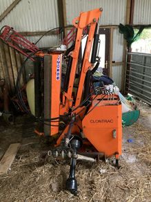 Compact flail hedge cutter