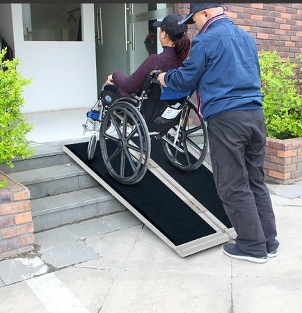 5ft Aluminium Multi-Use Mobility Assistance-Ramp Portable Handle Lock