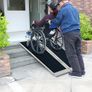 5ft Aluminium Multi-Use Mobility Assistance-Ramp Portable Handle Lock Image 9