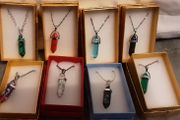 selection of more home made necklaces