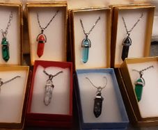 selection of more home made necklaces