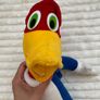Vintage Woody Woodpecker Plush approx. 19" Walter Lantz Universal Studios Play by Play Plush Toy Used His head is FALLING down Please look a t the pictures Image 2