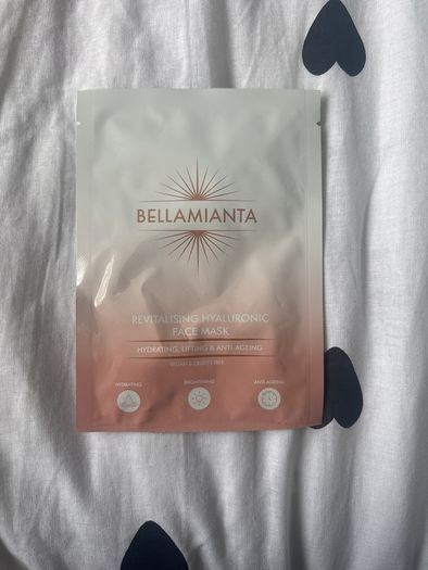 Bellamianta revitalising hyaluronic face mask