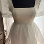 Pin up girl - short, airy, flared dress with puff sleeves Image 2