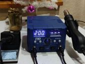 800W SMD Soldering Station Quick Heat Electric Hot Air Gun 2 in 1 Led Display Electric Soldering Iron BGA Rework Welding Station