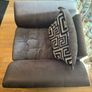Large Grey 3-Seater Sofa & Matching Armchair Image 4